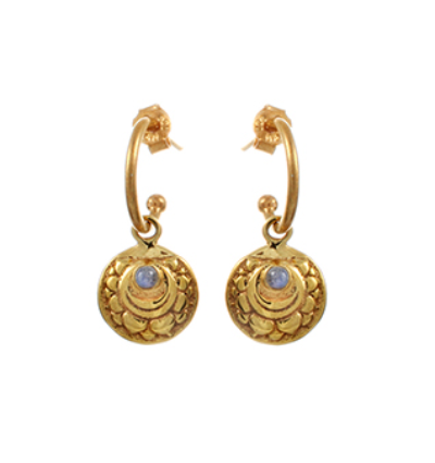 The Sahashrara Earrings - Gold